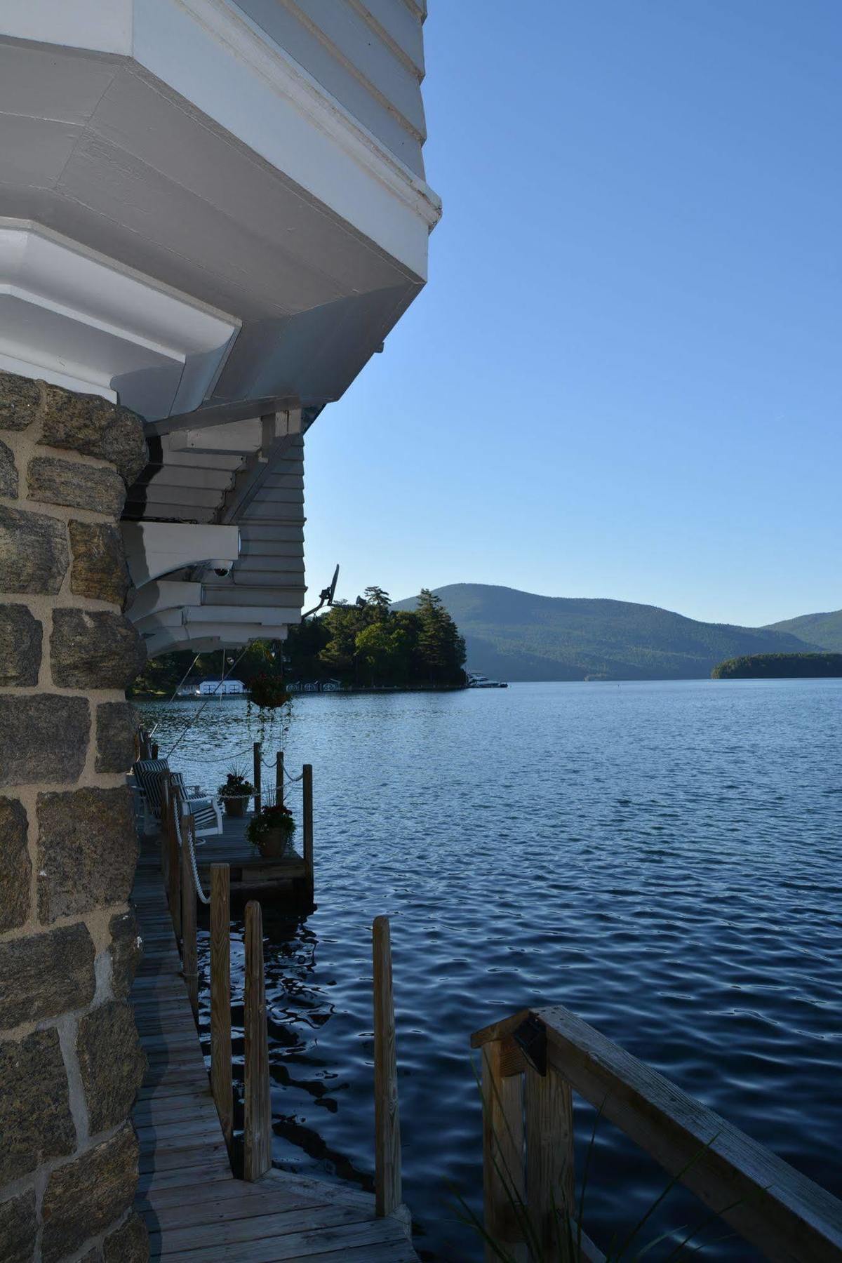 Lake George Boathouse Waterfront Lodging Bolton Landing Exterior foto